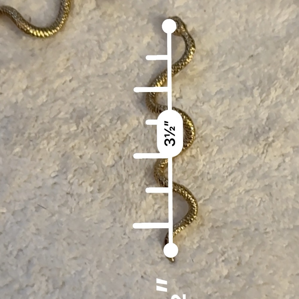 Vintage Snake Earrings - Picture 7 of 7
